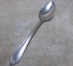 HADLEY SilverPlate Spoon 6" Teaspoon 1930 Art Deco Oneida Hotel Plate Flat Ware - $7.99
