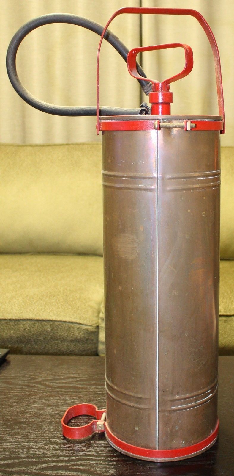 Vintage General Quick Aid A704 Copper Fire Guard Extinguisher Phlare