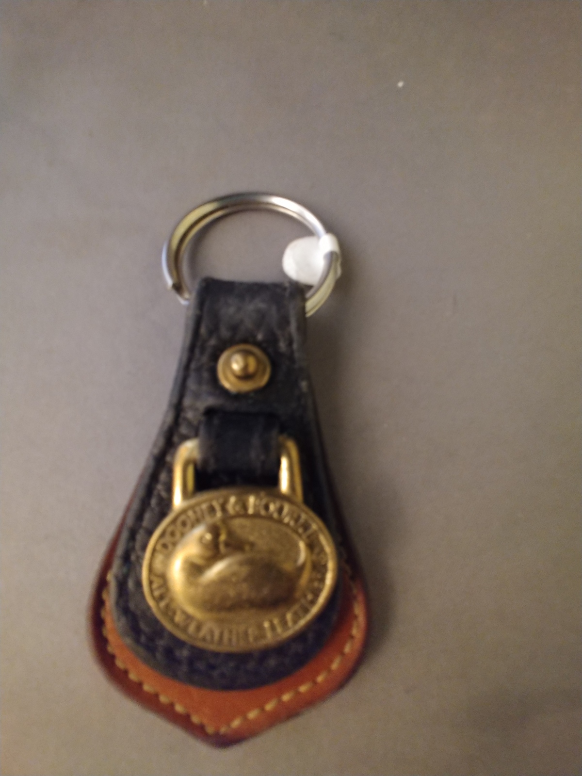 Vintage Dooney & Bourke Keychain All-weather Leather Duck - Specialty