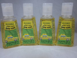 4 Bath & Body Works PocketBac Hand Sanitizer New York Golden Apple - $19.99