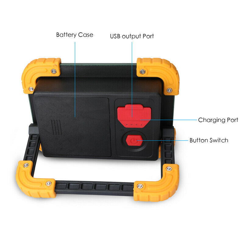 40PCS Bright LED Rechargeable Cordless Trouble Mechanic Work Light Lamp