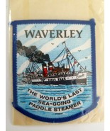 VTG Collectible Patch - Waverley The World&#39;s Last Sea-Going Paddle Steam... - $15.60