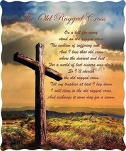 THE OLD RUGGED CROSS Celebrate Life Gallery Licensed Quilted Throw 50 in x 60 in