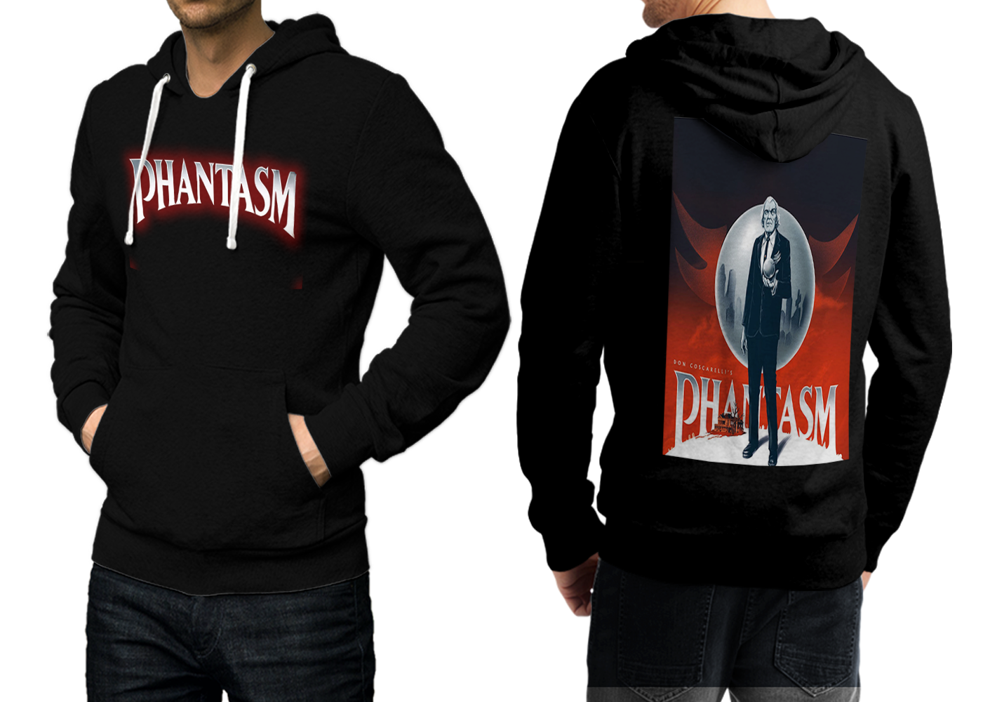 Phantasm Movie Black Hoodie Jacket Coat Casual Sweatshirt For men