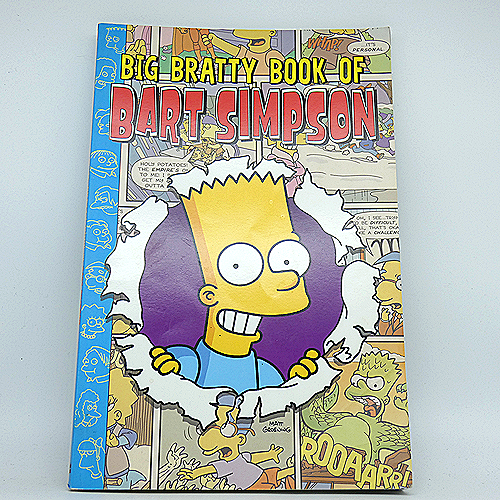 2004 Bongo First Edition Bart Simpson Big Bratty Book Of Bart Simpson ...