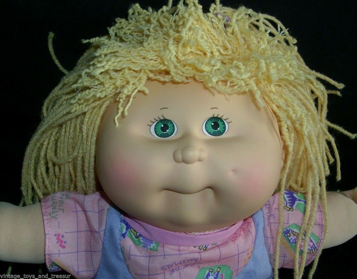 pretty crimp and curl cabbage patch doll