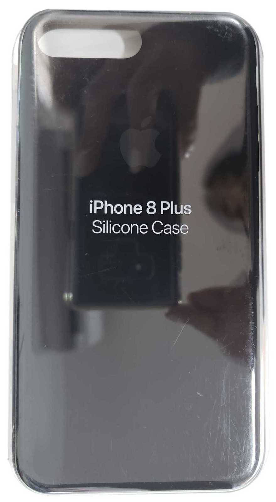 Primary image for Original Apple iPhone 7 PLUS & iPhone 8 PLUS Silicone Case Snap Cover Black OEM