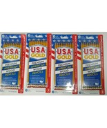 Lot of 4 U.S.A Gold Premium American #2 Cedar Pencils 10 pack HB Pre-Sha... - $11.99