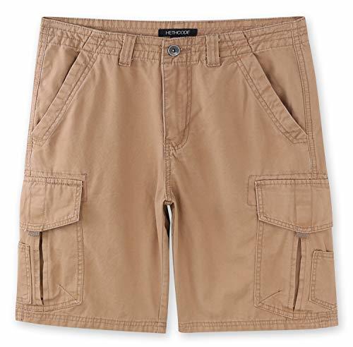 mens canvas cargo shorts
