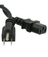 DIGITMON 2-Pack Value 6FT 3 Prong AC Power Cord Cable Plug for HP w1707 ... - $13.81