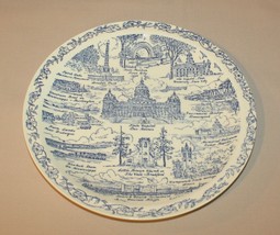 Song of Iowa Collector Plate Vernon Kilns State Landmarks Made for A. C. McClurg - $9.85