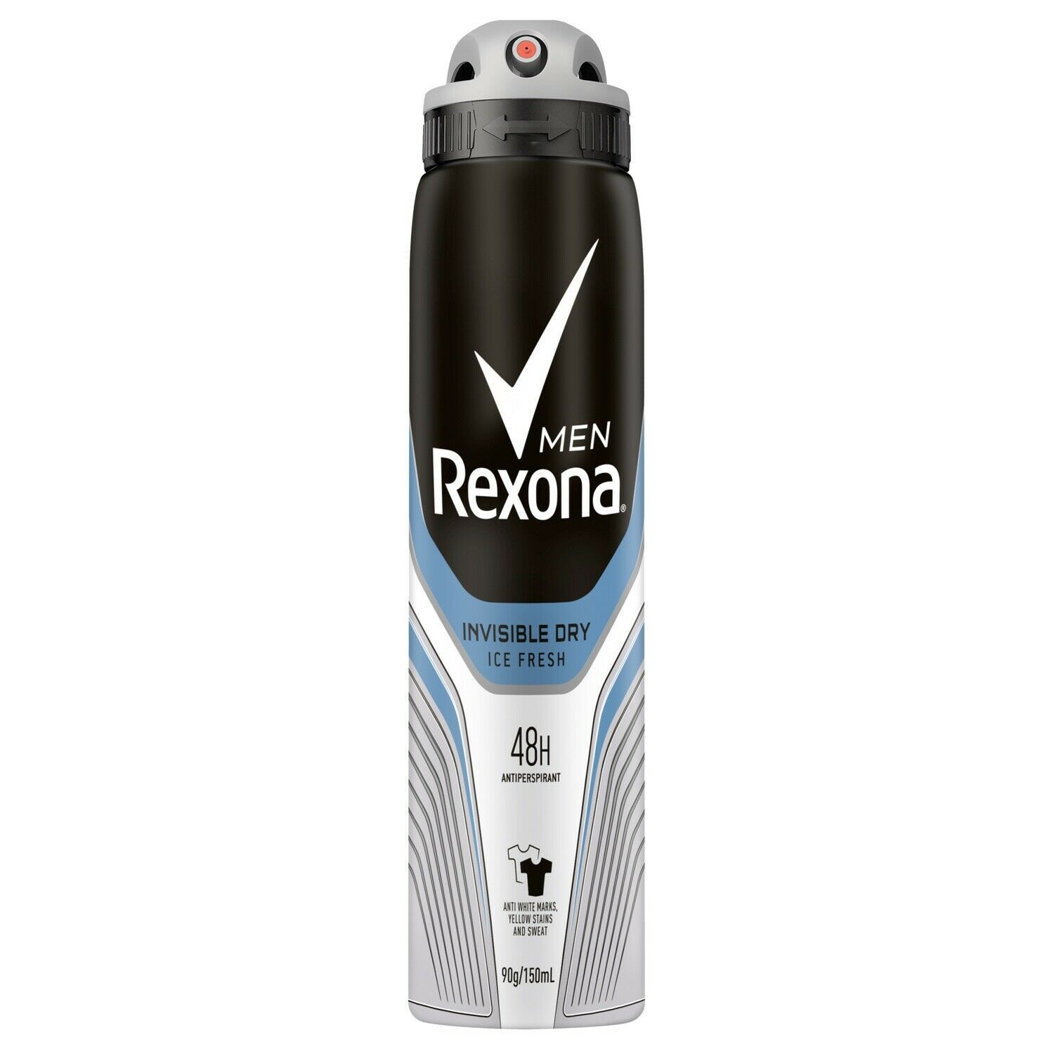 Rexona Men INVISIBLE Ice FRESH no stains antiperspirant spray 150ml- FREE SHIP