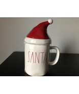Rae Dunn &quot;SANTA&quot; Mug with Santa Hat Topper - $32.95