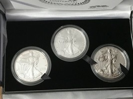 2006 Proof American Silver Eagle 3-coin set in OGP with CoA - $252.45