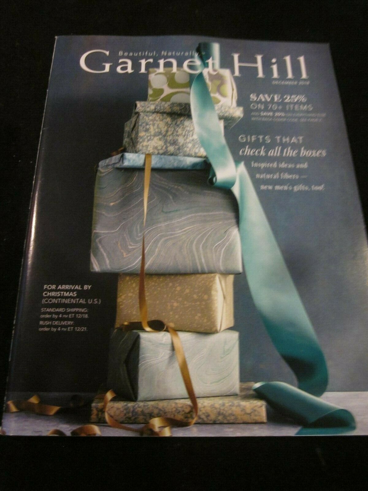 GARNET HILL CATALOG DECEMBER 2018 GIFTS THAT CHECK ALL THE BOXES BRAND ...