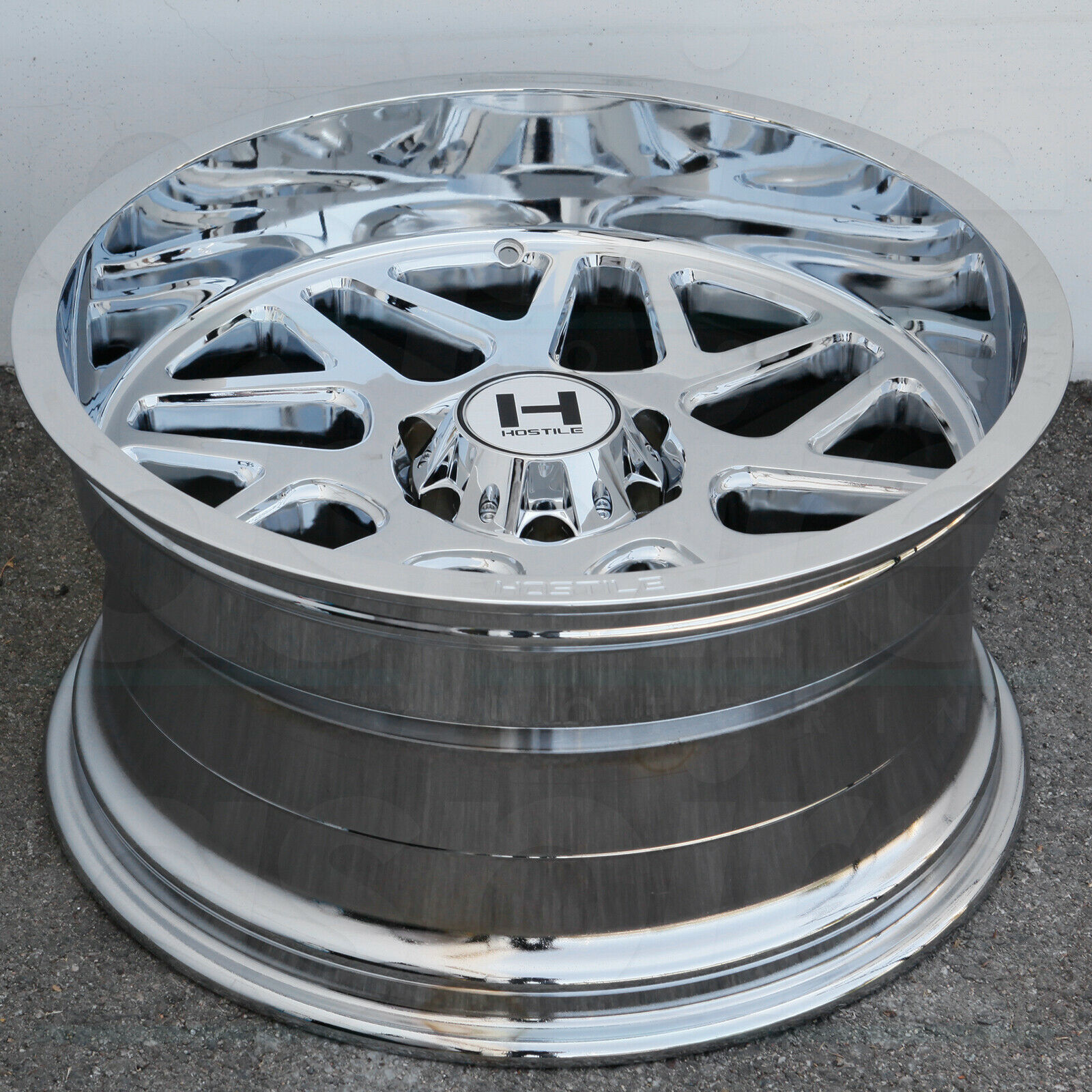 20x9 Hostile H108 Sprocket 8x170 0 Chrome Wheels Rims Set(4) Wheels