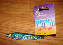 Sea Striker JIG FISH, 2 oz., Blue/Yellow/Silver,  JF2-BYS, 4 1/2&quot; - $9.90