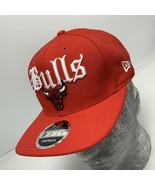 Men&#39;s New Era Cap Red | White Chicago Bulls 9FIFTY NBA LIMITED EDITION - $79.00
