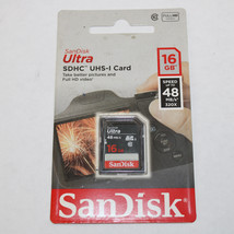 SanDisk Ultra 16GB SDHC UHS-I Class 10 48MB/s Memory Card {1139} - $10.88