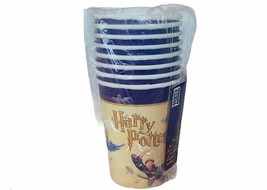 Harry Potter Birthday Party Favors Wizard Cups 8 goblets tazas Quidditch brooms - $19.30