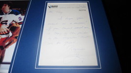 Jim Craig Signed Framed 16x20 Handwritten Letter & Photo Display Miracle on Ice image 2