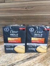 2 DOVE MEN + CARE Skin Defense Hydrating Antibacterial Body Soap Bars 2 Pk = 4 - $18.66