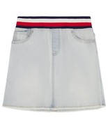Tommy Hilfiger BOWERY WASH Little Girls&#39; Global Stripe Denim Skirt, 4T - $17.33