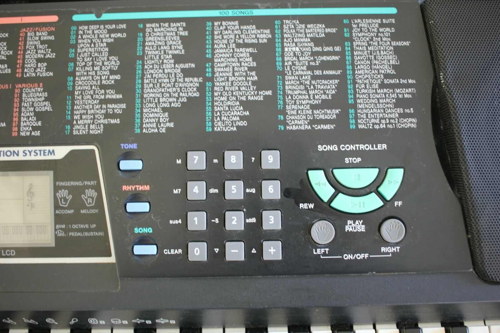 Optimus Concertmate 980 Electronic Black 61 Key 100 Tones Keyboard