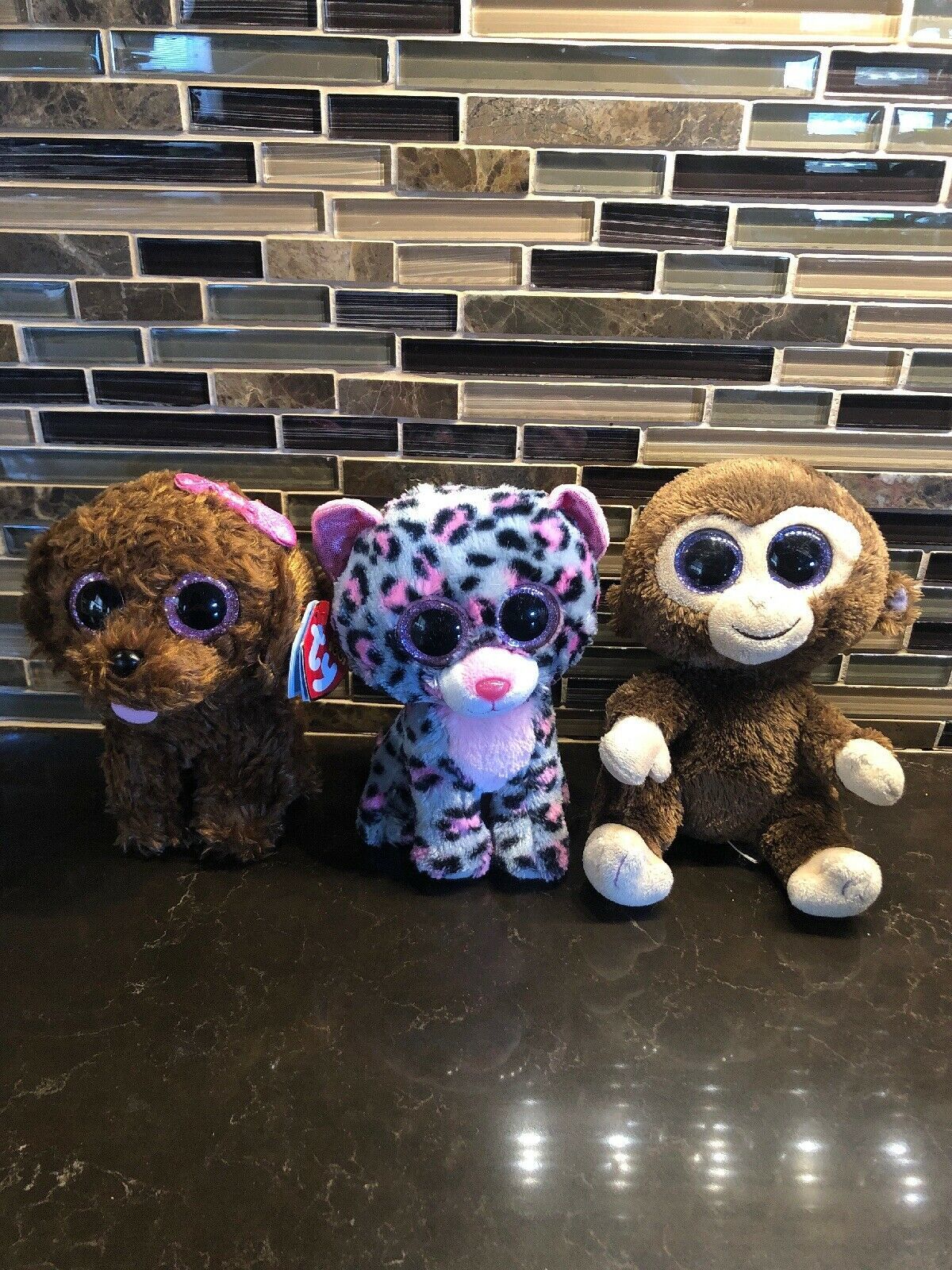 Ty Beanie Babies Baby Spotty The Leopard 6" Stuffed Animal Plush Toy Valentine for sale online