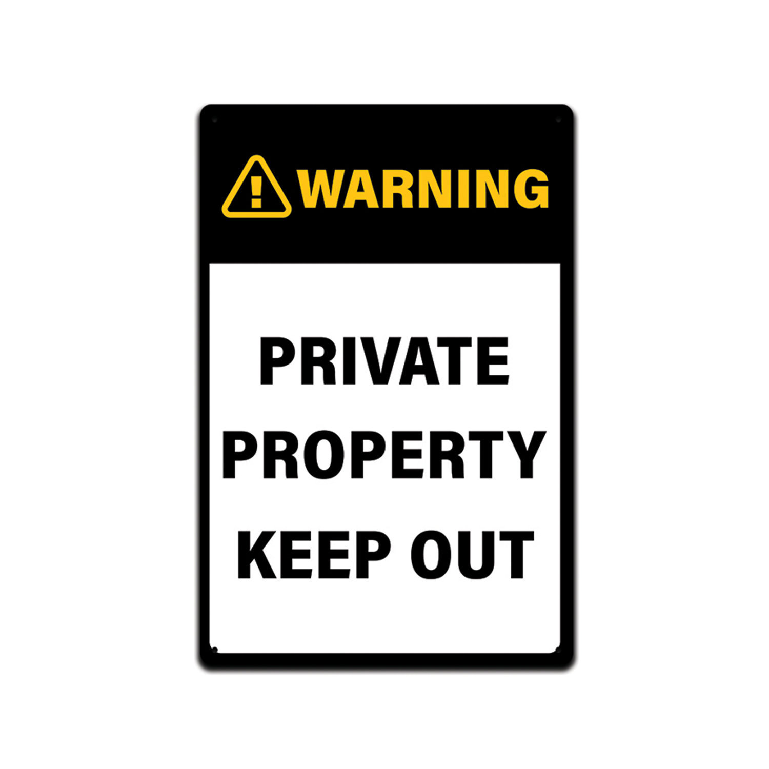 Warning Private Property Keep Out -These Signs Have A Retro, Rustic, and Vintage