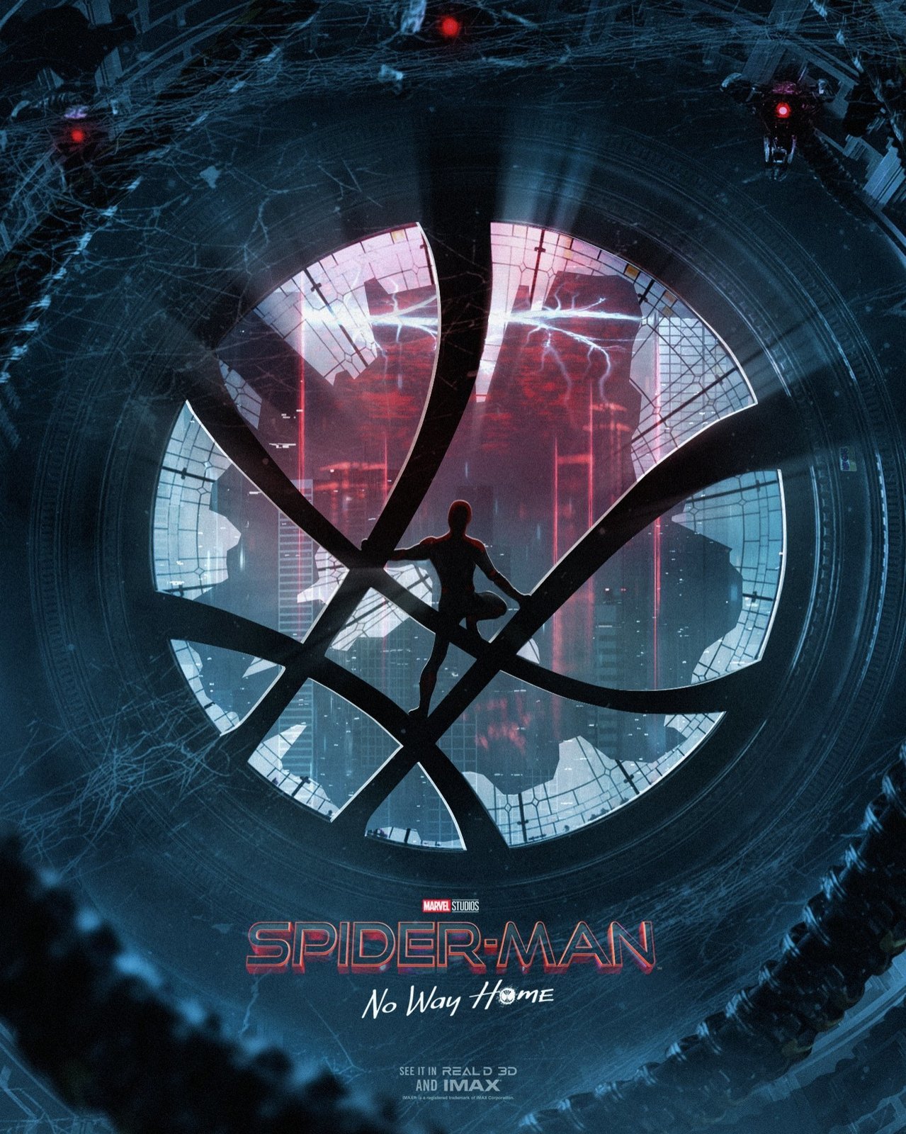 Spider-Man No Way Home Poster Marvel Comics Art Film Print Size 24x36 27x40