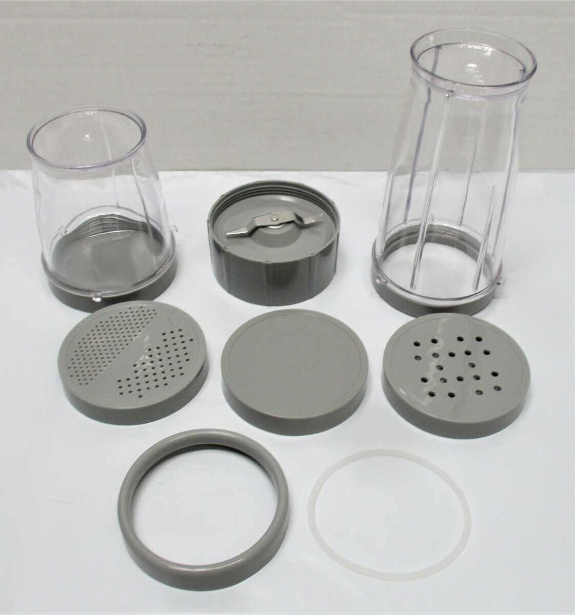 Genuine Bella Rocket Blender 10 Piece Replacement Lids Cups and Blade