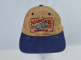 Vintage NASCAR Genuine racing Gear snap back hat duck brown VG condition cap - $29.69