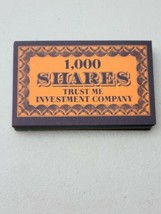 Trust Me Vintage 1981 Parker Brothers Board Game Replacement Shares - $8.92