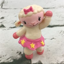 Disney Doc McStuffins Lambie PVC Mini Figure Pink Lamb Toy - $4.94