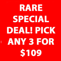 SPECIAL LOW DEAL JUNE 27-28 MON - TUES PICK ANY 3 FOR 109 DEAL  MAGICK  - $107.60