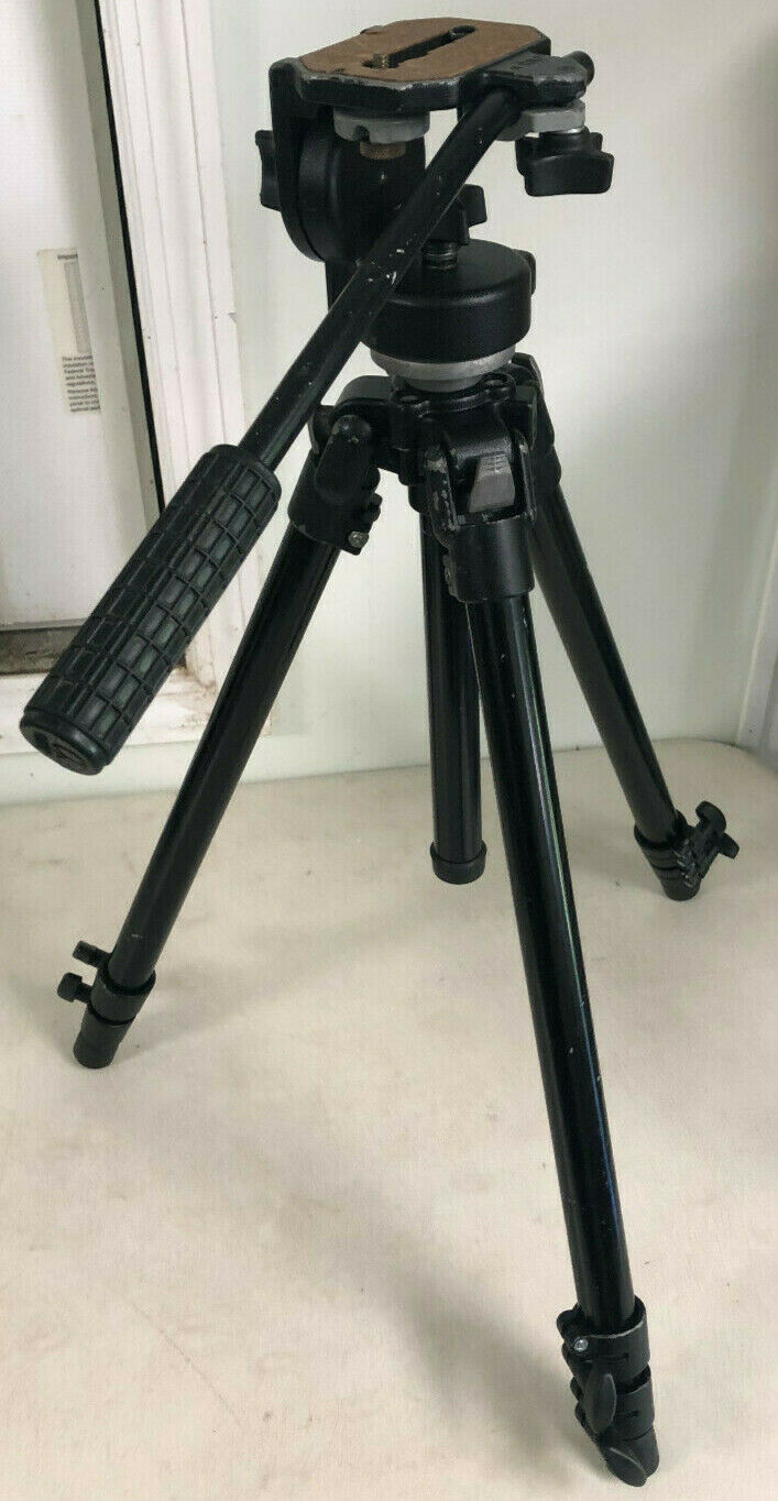 Bogen 3205 Professional Tripod & Manfrotto 128 / 3126 Fluid Head