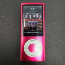 Apple I Pod Nano 5th Generation 8GB A1320 Pink Ipod Works Does Not Hold Charge - $24.00