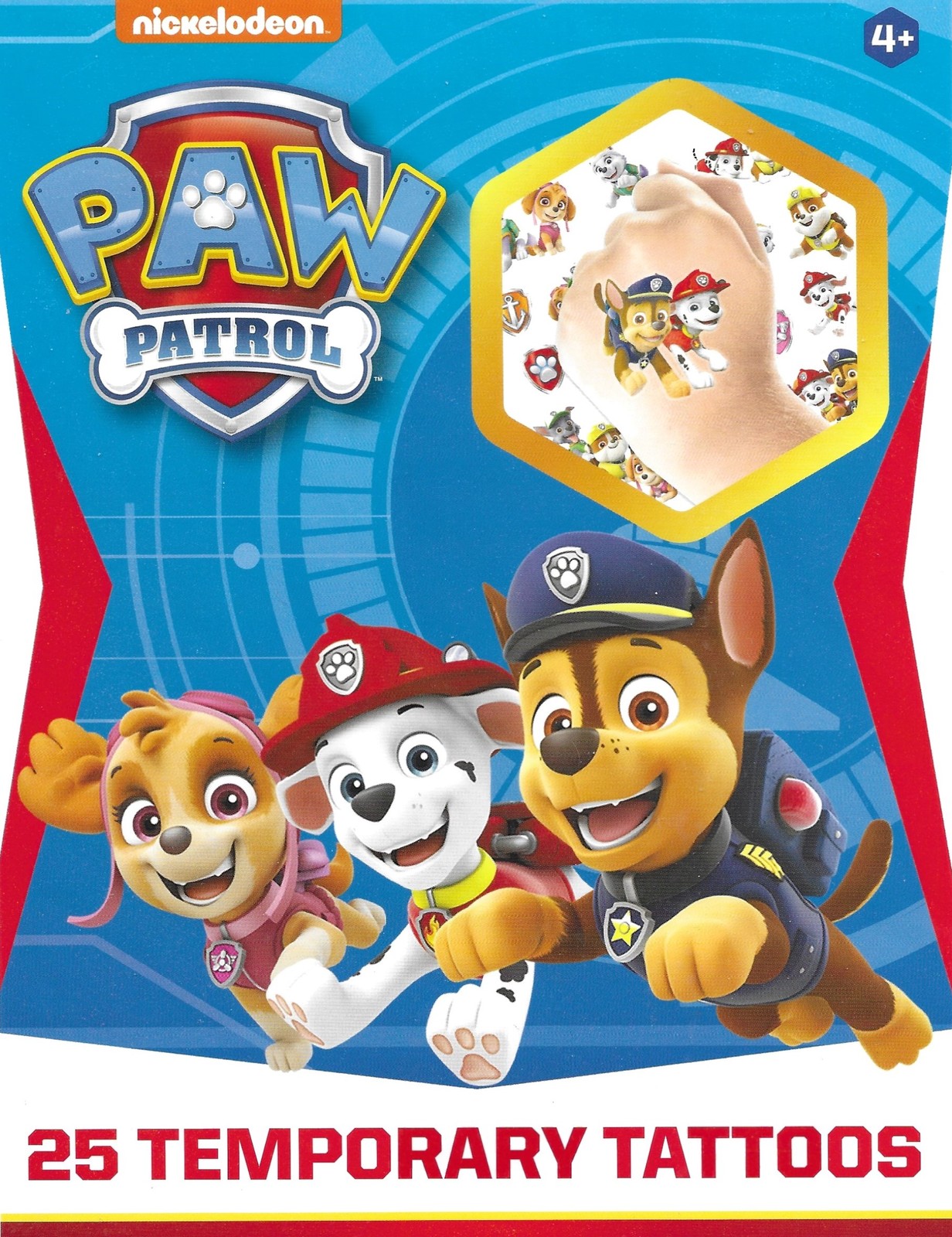 Paw patrol tattoos 25ct