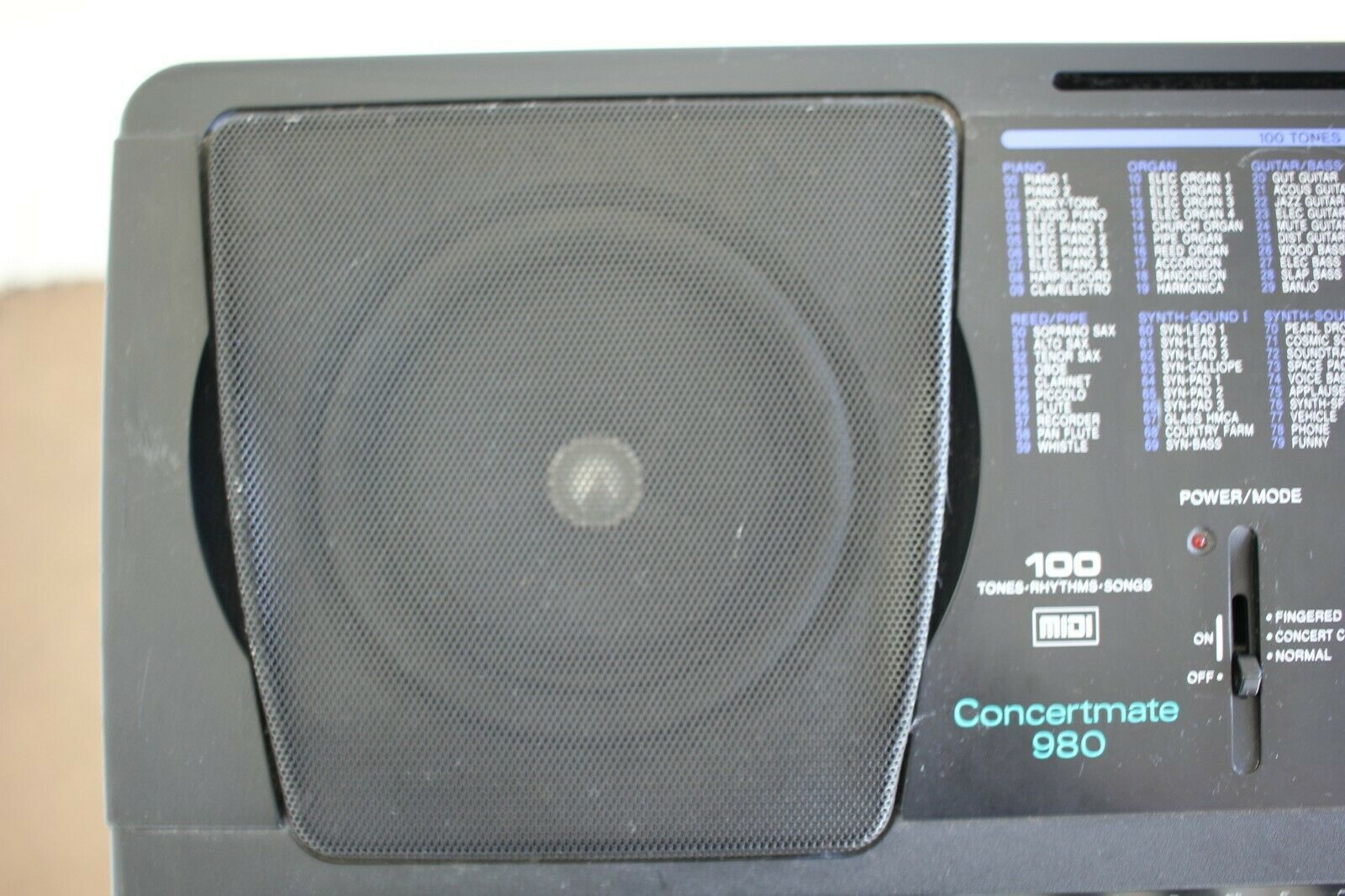 Optimus Concertmate 980 Electronic Black 61 Key 100 Tones Keyboard