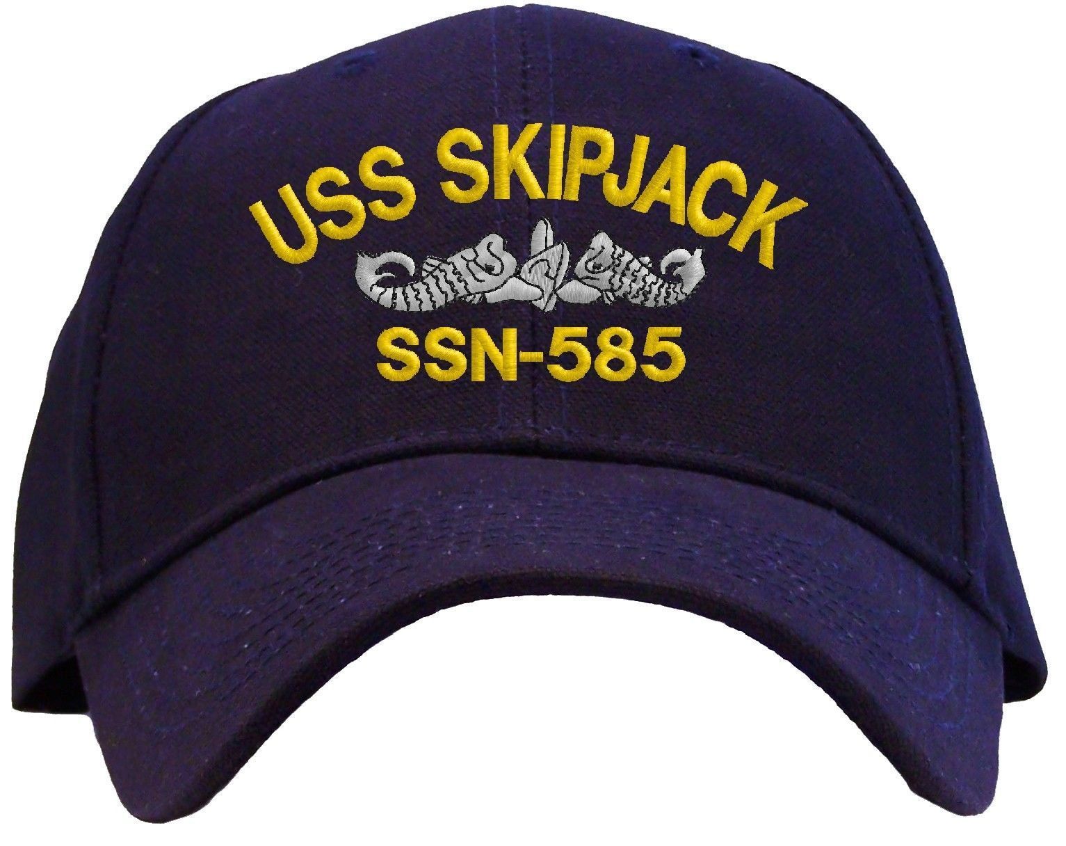 USS SKIPJACK SSN-585 Embroidered Baseball Cap - Available in 7 Colors ...