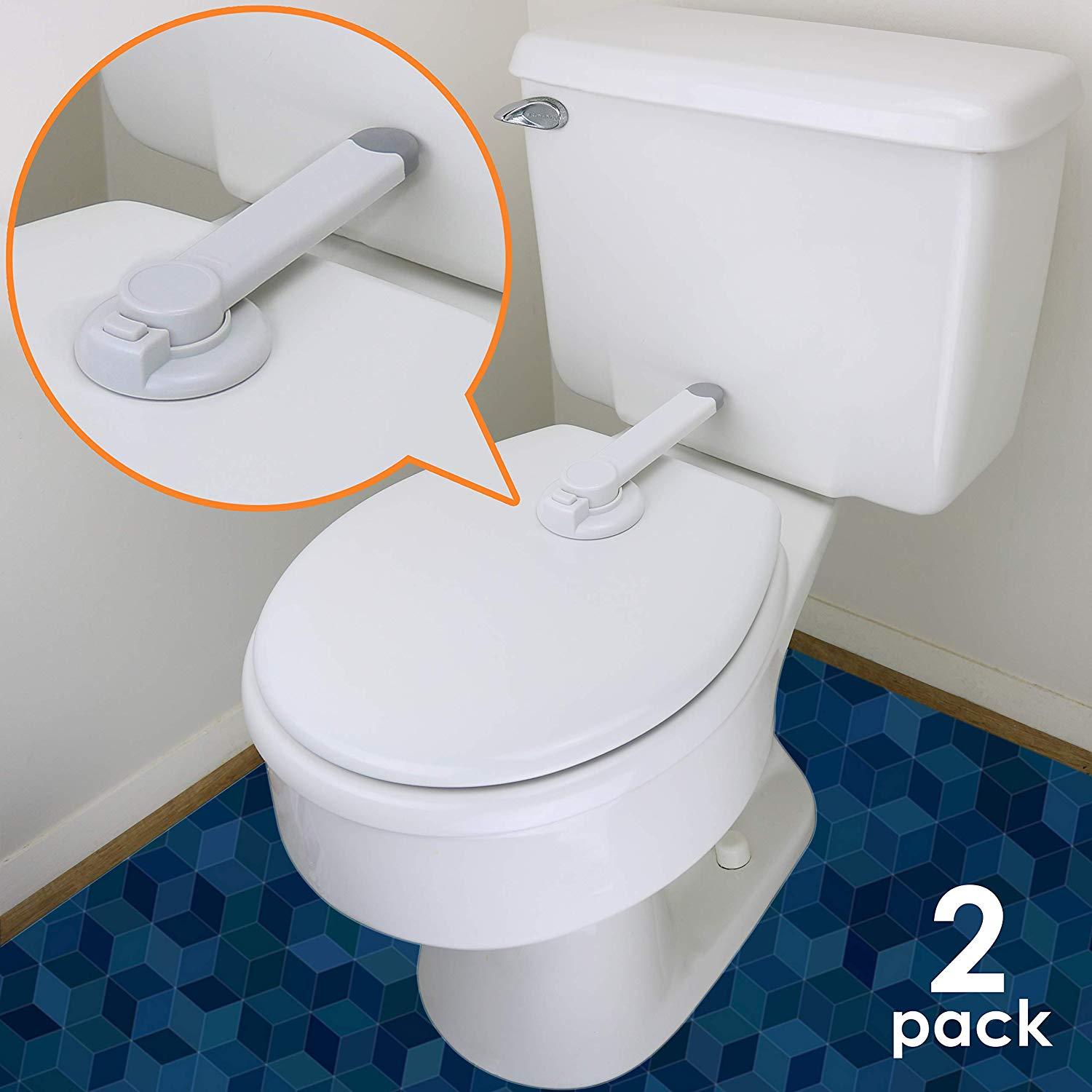 Baby Toilet Lock Ideal Baby Proof Toilet Lid Lock with Arm No Tools