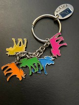Alaska - MOOSE - Charm - Key Ring - KEY CHAIN  - Multicolor - $7.99