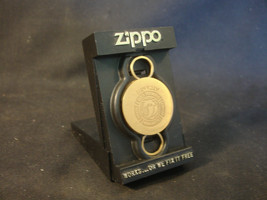Zippo Gold Tone Atlantic Key Chain In Case Aluminum Stainless Steel Brass - $49.95