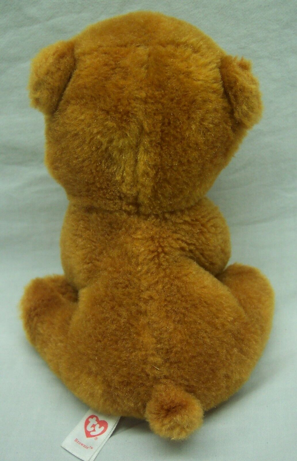 TY VELVETY SOFT BROWNIE THE BEAR W/ BIG EYES 6