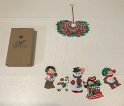 Avon Gift Collection  Joy Ornament  Snowman Puppy Children Boys Girl Sle... - $24.50