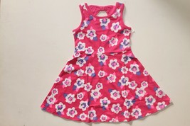 NWT Toddler Girl 2T 3T Pink Floral Tank Knit Skater Summer Dress Sundress - $8.99