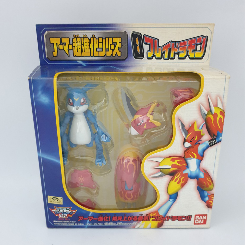 Digimon Adventure 02 Armor Digivolving Veemon Flamedramon Action Figure