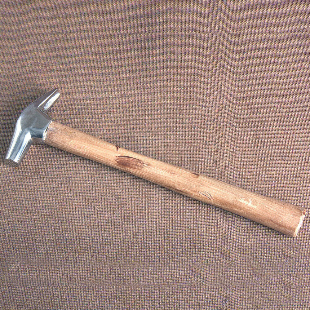 Hilason Western Leather Farrier Tool Care Hammer With Wooden Handle U-3201