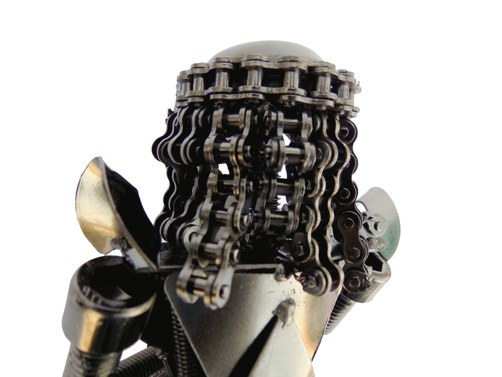 Alien Movie Metal Predator Figure 7" Scrap Welded Made of Screw,Bolt